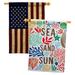 Breeze Decor 2-Sided Polyester 40 x 28 in. House Flag in Blue/Red/White | 40 H x 28 W in | Wayfair BD-NA-HP-107065-IP-BOAA-D-US18-WA