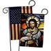 Ornament Collection 2-Sided Polyester 18.5 X 13 in. Garden Flag in Black/Gray | 18.5 H x 13 W in | Wayfair OC-FR-GP-192082-IP-BOAA-D-US18-OC