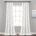 Willa Arlo™ Interiors Apollo Striped Semi-Sheer Curtain Panels Metal in Gray/Yellow | 84 H in | Wayfair AEDB6C7543084B6A87335BD3A67D8490