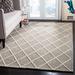 Gray 48 x 0.4 in Area Rug - Union Rustic Huberty Geometric Handmade Flatweave Area Rug Silk/Wool | 48 W x 0.4 D in | Wayfair