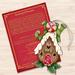 The Holiday Aisle® Joy Gingerbread House Wood Hanging Figurine Ornament Wood in Brown/Red | 5 H x 4 W x 0.25 D in | Wayfair