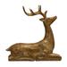 The Holiday Aisle® Resin Sitting Deer Figurine Resin | 8.5 H x 8.5 W x 3.5 D in | Wayfair 384B057FD6B941418023DC8851EA04A1