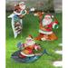 The Holiday Aisle® Springmont Christmas 3 Piece Garden Stake Set Wood in Brown | 12 H x 9 W x 0.5 D in | Wayfair E941AC48574C4611A8371559CECCFA93