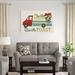 The Holiday Aisle® Food Truck Holidays III by June Erica Vess - Wrapped Canvas Print Metal in Green/Red | 32 H x 48 W x 1.25 D in | Wayfair