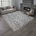 Gray 105 x 0.25 in Area Rug - Gertmenian Quattro Abstract/Black Modern High-Low Area Rug Polyester/Polypropylene | 105 W x 0.25 D in | Wayfair