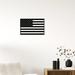 17 Stories Classic Flag Wall Décor Metal in Black | 24 H x 24 W x 1 D in | Wayfair 28CCB3E8FDD74BD1AE82B37B404DF0E2