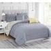 Canora Grey Gharass Grey Microfiber Reversible 5 Piece Comforter Set Polyester/Polyfill/Microfiber in Gray | King Comforter + 2 King Shams | Wayfair