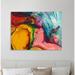 Winston Porter "Pursuing Pigeon In Paint" Gallery Wrapped Canvas By Iris Scott Canvas in White | 36 H x 48 W x 1.5 D in | Wayfair