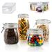 Prep & Savour Airtight Food Container Set (4-Piece Set) Glass | 8.46 H x 4.53 W x 4.53 D in | Wayfair 39D66B831AFF4D0D934939434A4CCC2A