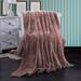 Willa Arlo™ Interiors Wenger Blanket Polyester in Pink | 79 W in | Wayfair 10B66277EB4A48628B6BB3FE6900E5DF