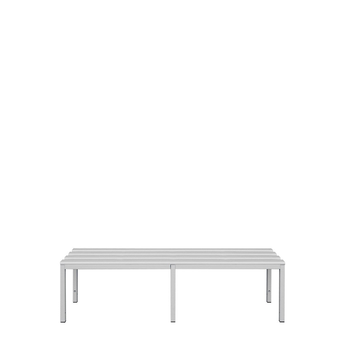 Sitzbank Umkleidebank Umkleidesitzbank 40 x 150 x 40 RAL 7035 Lichtgrau 801120