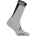 Alpinestars Merino 24 Chaussettes de vélo, noir-gris, taille M