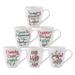 Winterberry 18-oz Mugs, Set of 6