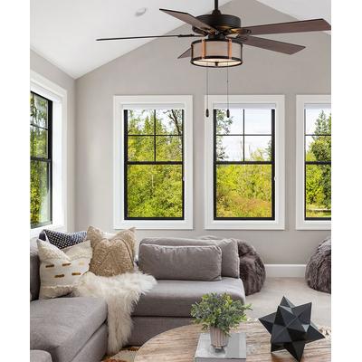 River of Goods Indoor Ceiling Fans White, - White ...