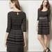 Anthropologie Dresses | Anthropologie | Knitted & Knotted Sweater Dress Xs | Color: Black/White | Size: Xs