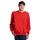 Russell Athletic 698HBM Dri-Power Crewneck Sweatshirt in True Red size Large | Cotton Polyester