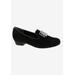 Wide Width Women's Treasure Loafer by Ros Hommerson in Black Suede (Size 6 1/2 W)