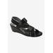 Women's Wynona Sandal by Ros Hommerson in Black Combo (Size 7 1/2 M)