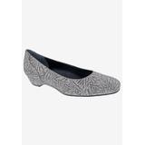 Women's Tabitha Flat by Ros Hommerson in Pewter Textile (Size 6 1/2 M)