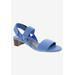 Wide Width Women's Virtual Sandal by Ros Hommerson in Blue Elastic (Size 8 W)