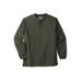 Men's Big & Tall Liberty Blues™ Easy-Care Ribbed Knit Henley by Liberty Blues in Deep Olive (Size 5XL) Henley Shirt