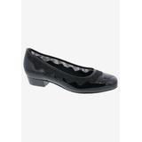 Women's Tootsie Kitten Heel Pump by Ros Hommerson in Black Patent (Size 9 M)