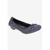 Women's Tasha Flat by Ros Hommerson in Navy Sheep (Size 9 M)