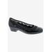 Women's Tootsie Kitten Heel Pump by Ros Hommerson in Black Patent (Size 7 1/2 M)