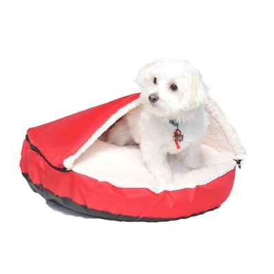 Happycare Tex Durable Oxford to Sherpa Pet Cave and Round Pet Bed, 25