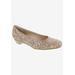 Women's Tabitha Flat by Ros Hommerson in Tan Textile (Size 7 M)