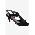 Wide Width Women's Lucky Slingback by Ros Hommerson in Black Micro (Size 9 W)