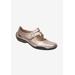 Wide Width Women's Chelsea Mary Jane Flat by Ros Hommerson in Pewter (Size 11 W)