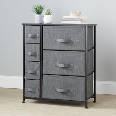 7-Drawer Eve Storage Dresser by BrylaneHome in Gray