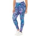 Plus Size Women's Knit Legging by Catherines in Floral Print (Size 5X)