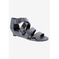 Women's Voluptuous Sandal by Ros Hommerson in Pewter Leather (Size 8 1/2 M)