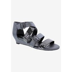 Women's Voluptuous Sandal by Ros Hommerson in Pewter Leather (Size 8 1/2 M)