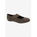 Wide Width Women's Danish Flat by Ros Hommerson in Brown Distressed (Size 6 W)