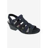 Wide Width Women's Wish Sandal by Ros Hommerson in Black Denim (Size 8 W)