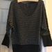 American Eagle Outfitters Sweaters | American Eagle Lightweight Sweater Top Size L | Color: Black/White | Size: L