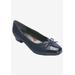 Women's Tawnie Kitten Heel Pump by Ros Hommerson in Navy Print (Size 10 M)