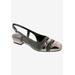 Women's Tempt Slingback by Ros Hommerson in Silver Glitter Metallic (Size 7 1/2 M)