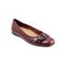 Women's Sylvia Ballet Flat by Trotters in Dark Red (Size 6 1/2 M)