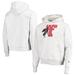 Men's Champion Heathered Gray Texas Tech Red Raiders Team Vault Logo Reverse Weave Pullover Hoodie