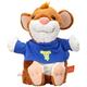 Heunec 589872 Leo Lausemaus Handpuppe, braun, 100 g