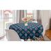 East Urban Home Marine Round Tablecloth, Nautical Style Life Cruise Marine Themed Sailboat Element Continued | 60 W x 60 D in | Wayfair