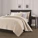 Red Barrel Studio® Ericson Reversible 3 Piece Coverlet/Bedspread Set in White | Queen Coverlet/Bedspread + 2 Standard Shams | Wayfair