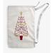 The Holiday Aisle® Beach Tree Christmas Laundry Bag Fabric in Gray/White | 36 H x 28 W in | Wayfair AD60AF5D9C794401B9FAAFFD95920129