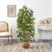 Primrue 64" Artificial Bamboo Tree in Planter Polyester/Plastic | 64 H x 30 W x 30 D in | Wayfair AB31BCBF4D50491087AF146894270FD2