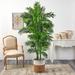 Primrue 72" Artificial Palm Tree in Planter Polyester/Plastic | 72 H x 42 W x 42 D in | Wayfair D518691670734B5B948519190FEAC6CE