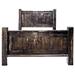 Loon Peak® Thurton Big Sky Collection Rugged Sawn Panel Bed W/Forged Iron Accents | 56 H in | Wayfair 6290F68609894F0280ED18F340959965